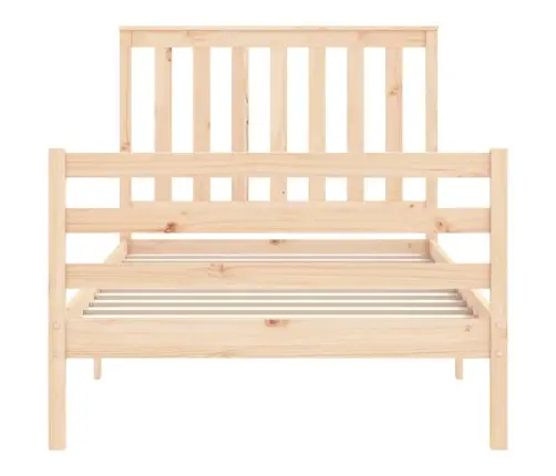 Voodiraam Peatsiga, 100 X 200 cm Täispuit