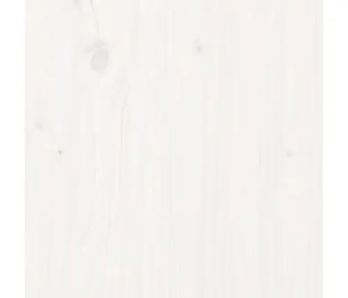Gultas Rāmis Ar Galvgali, 140X200 Cm, Masīvkoks, Balts Vidaxl