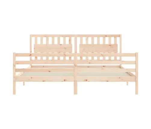 Voodiraam Peatsiga, 200 X 200 cm Täispuit