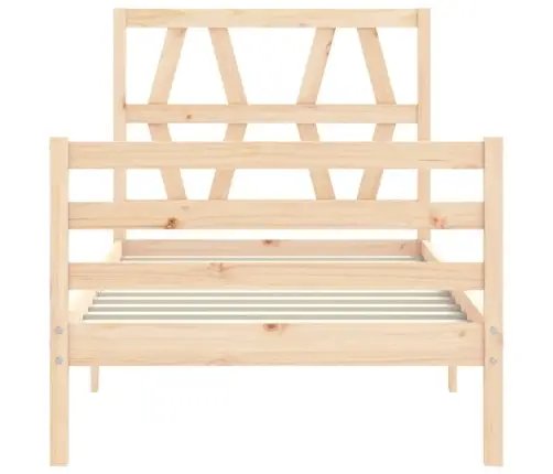 Voodiraam Peatsiga, 100 X 200 cm Täispuit