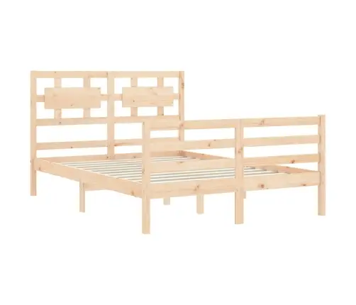 Voodiraam Peatsiga, 120 X 200 cm Täispuit