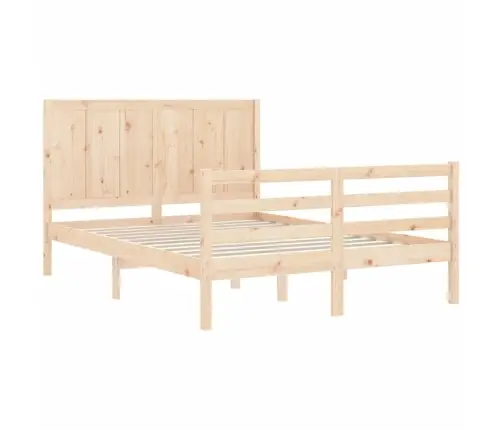 Voodiraam Peatsiga, 120 X 200 cm Täispuit