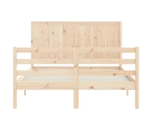 Voodiraam Peatsiga, 120 X 200 cm Täispuit