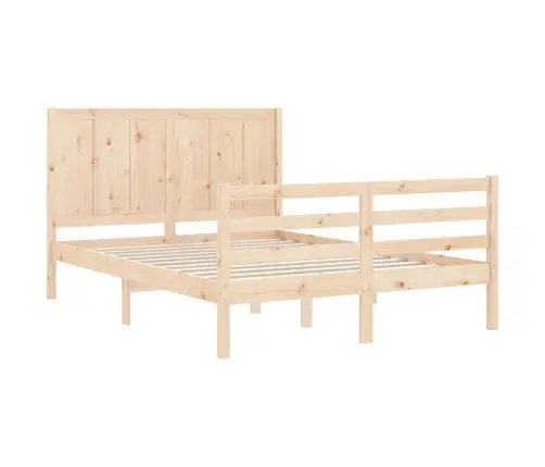 Voodiraam Peatsiga, 140 X 200 cm Täispuit