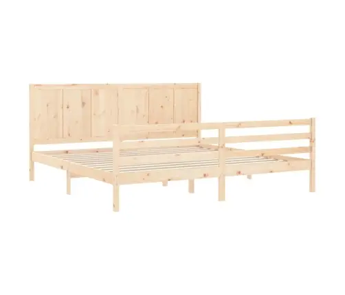 Lovos Rėmas Su Galvūgaliu, 200X200cm Medienos Masyvas