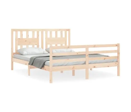 Lovos Rėmas Su Galvūgaliu, 160X200cm Medienos Masyvas