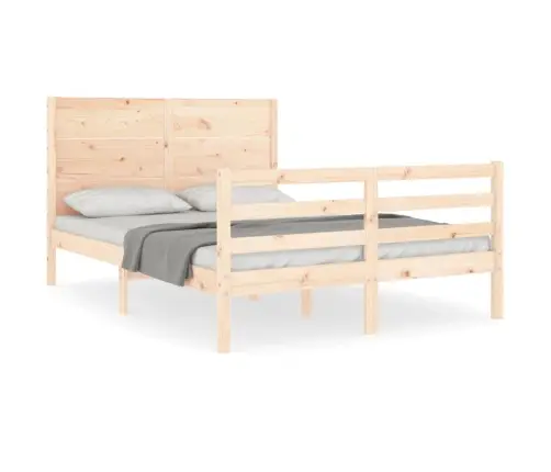 Lovos Rėmas Su Galvūgaliu, Medienos Masyvas, Dvivietis