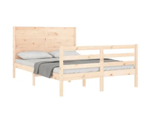 Lovos Rėmas Su Galvūgaliu, Medienos Masyvas, Dvivietis