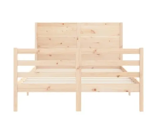 Lovos Rėmas Su Galvūgaliu, Medienos Masyvas, Dvivietis