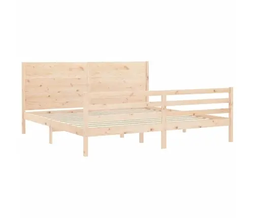 Voodiraam Peatsiga, 200 X 200 cm Täispuit