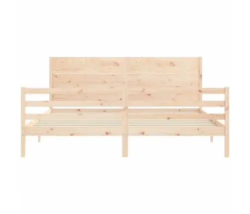 Voodiraam Peatsiga, 200 X 200 cm Täispuit