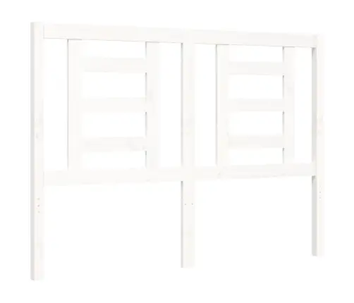 Lovos Rėmas Su Galvūgaliu, Baltas, Mediena, Mažas Dvivietis