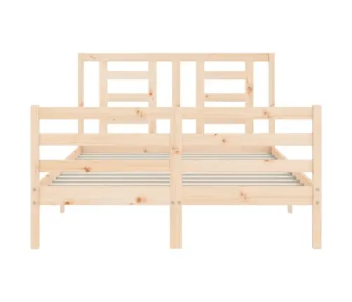 Voodiraam Peatsiga, 120 X 200 cm Täispuit