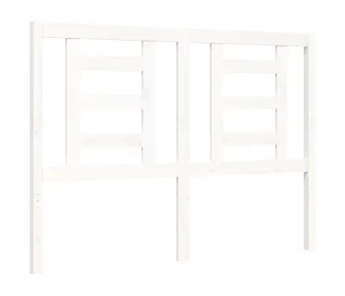 Lovos Rėmas Su Galvūgaliu, Baltas, 120X200cm Medienos Masyvas