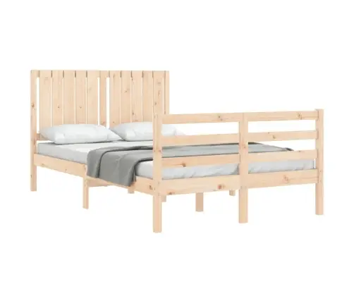 Lovos Rėmas Su Galvūgaliu, Medienos Masyvas, Mažas Dvivietis