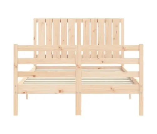 Lovos Rėmas Su Galvūgaliu, Medienos Masyvas, Mažas Dvivietis