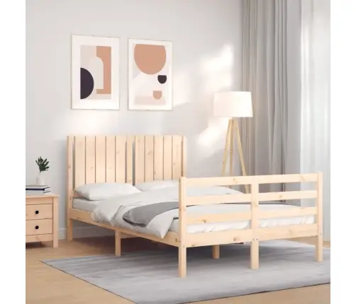 Lovos Rėmas Su Galvūgaliu, Medienos Masyvas, Mažas Dvivietis