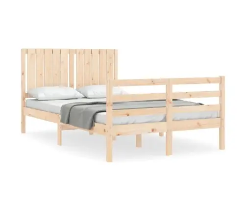 Voodiraam Peatsiga, 120 X 200 cm Täispuit