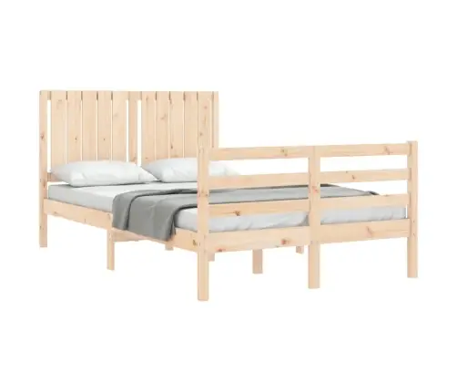 Voodiraam Peatsiga, 120 X 200 cm Täispuit