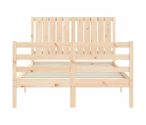 Voodiraam Peatsiga, 120 X 200 cm Täispuit