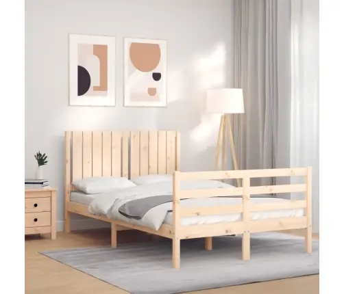 Voodiraam Peatsiga, 120 X 200 cm Täispuit