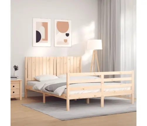 Lovos Rėmas Su Galvūgaliu, 160X200cm Medienos Masyvas