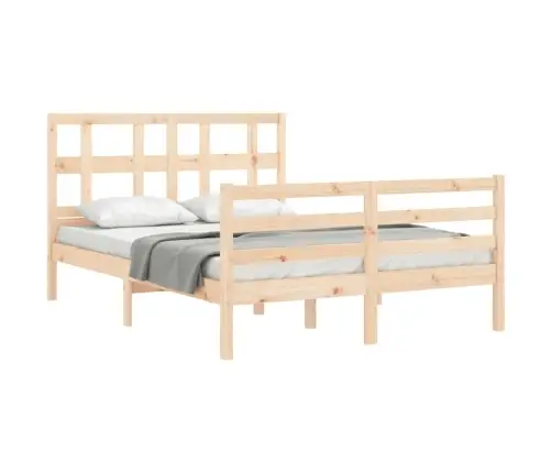 Voodiraam Peatsiga, 120 X 200 cm Täispuit