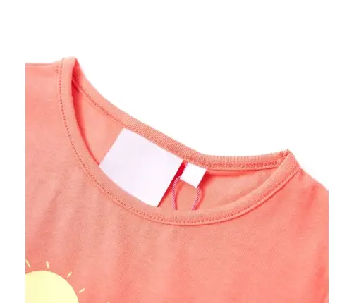 Bērnu T-Krekls, Koraļļu Krāsā, 92
