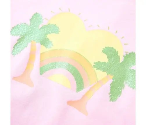 Laste T-Särk, Heleroosa, 92