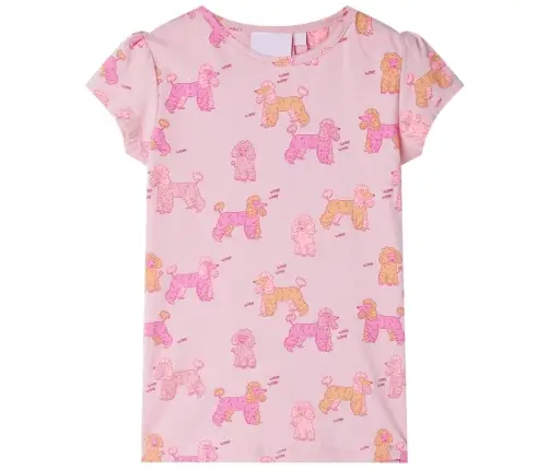 Vaikiška Pižama Trumpomis Rankovėmis, Šviesiai Rožinė, 104 Dydžio