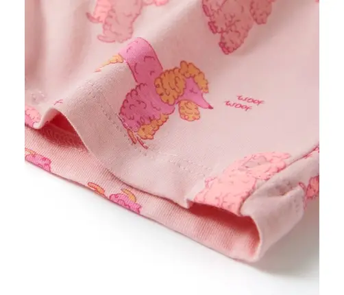 Vaikiška Pižama Trumpomis Rankovėmis, Šviesiai Rožinė, 104 Dydžio