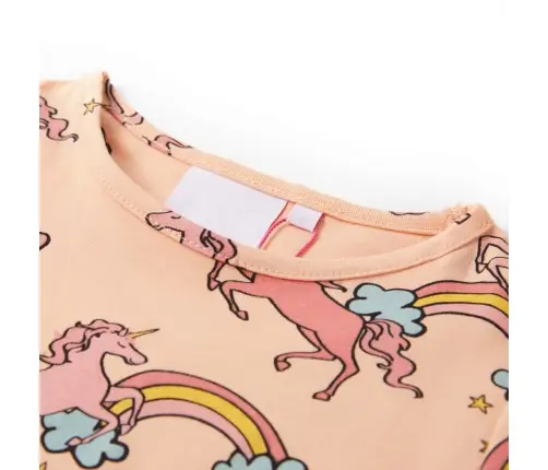 Bērnu Pidžama Ar Īsām Piedurknēm, Gaiši Oranža, 92