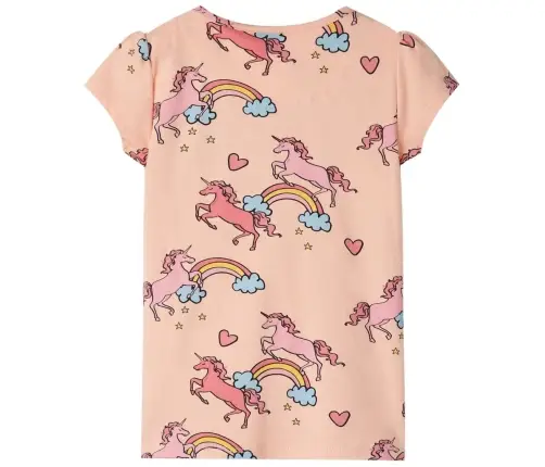 Bērnu Pidžama Ar Īsām Piedurknēm, Gaiši Oranža, 104