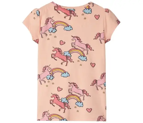 Bērnu Pidžama Ar Īsām Piedurknēm, Gaiši Oranža, 140