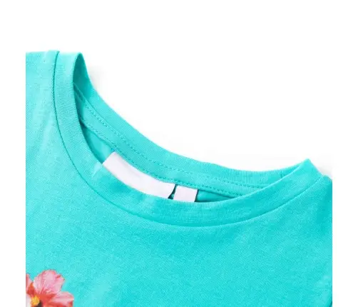 Vaikiški Marškinėliai, Mėtinės Spalvos, 128 Dydžio