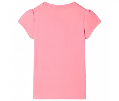Bērnu T-Krekls, Neona Rozā, 92