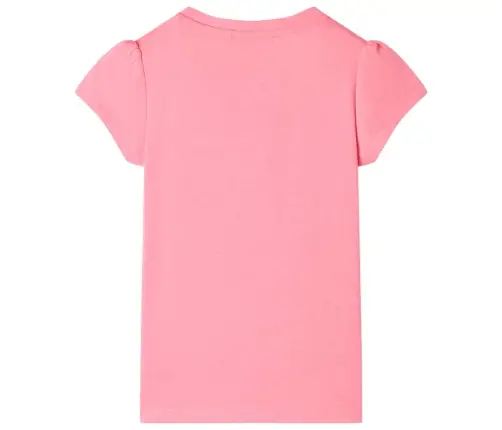 Bērnu T-Krekls, Neona Rozā, 140