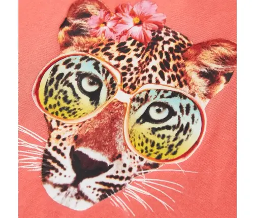 Bērnu T-Krekls, Koraļļu Krāsā, 140