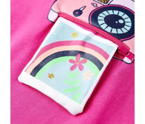 Laste T-Särk, Tumeroosa, 116