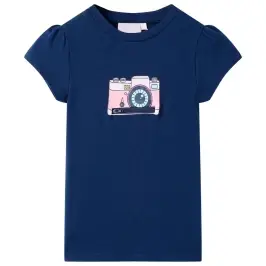 Vaikiški Marškinėliai, Tamsiai Mėlynos Spalvos, 104 Dydžio