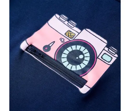 Bērnu T-Krekls, Tumši Zils, 140