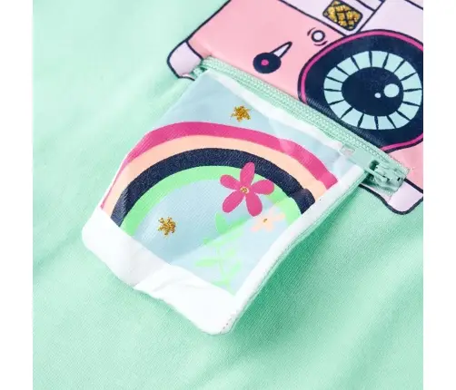 Vaikiški Marškinėliai, Ryškiai Žalios Spalvos, 92 Dydžio