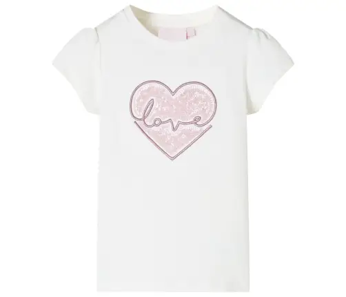 Bērnu T-Krekls, Krēmīgi Iedzeltens, 104