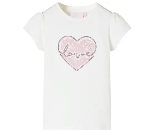 Vaikiški Marškinėliai, Ekru Spalvos, 140 Dydžio