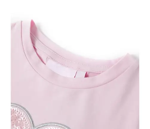 Bērnu T-Krekls, Gaiši Rozā, 92