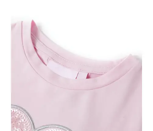 Bērnu T-Krekls, Gaiši Rozā, 128
