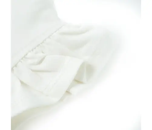 Vaikiški Marškinėliai Su Rankovėmis Su Raukiniais, Balti, 104 Dydžio