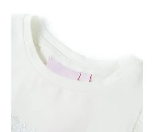 Bērnu Krekls Ar Volānu Piedurknēm, Balts, 140