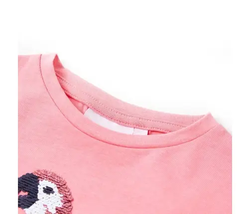Laste T-Särk, Fluo Roosa, 116