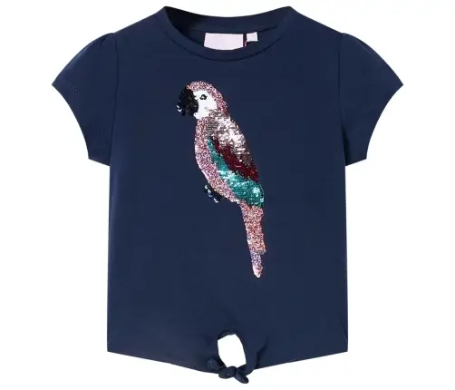 Bērnu T-Krekls, Tumši Zils, 128